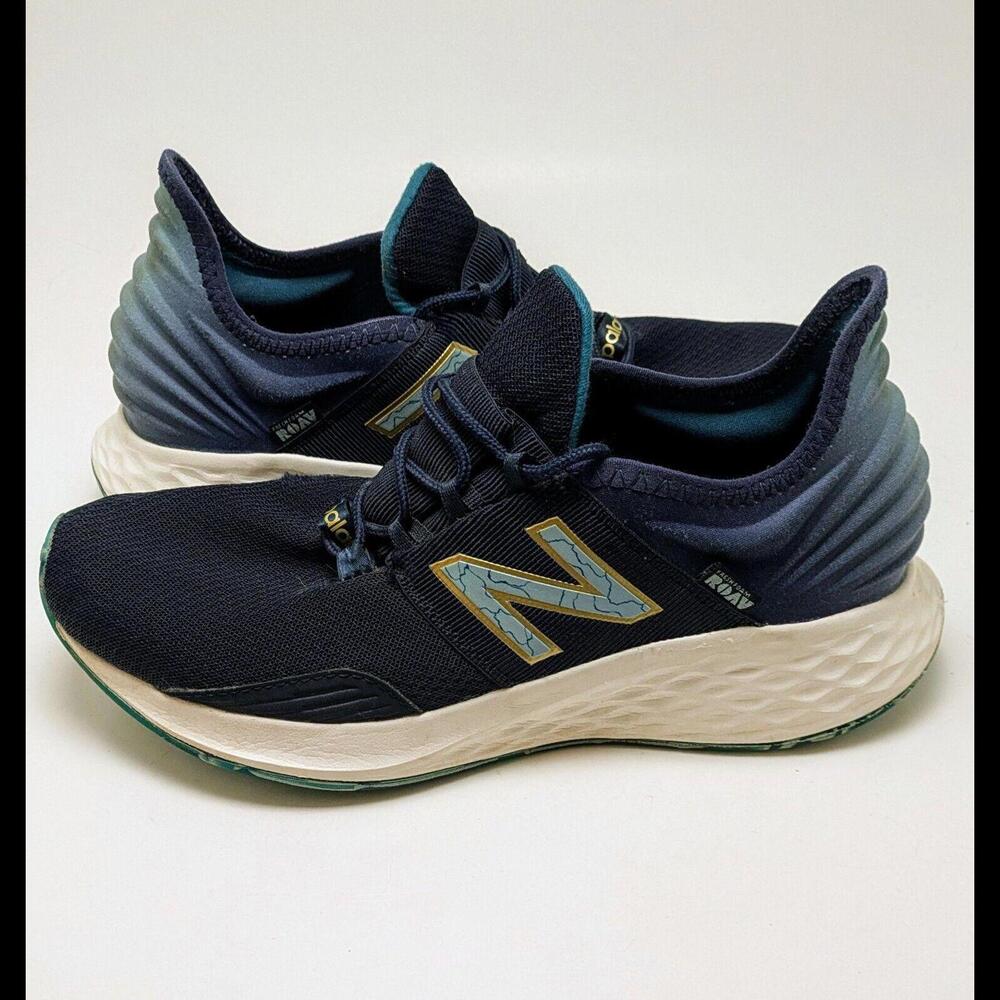 Womens New Balance Fresh Foam Roav V1 Blue Running Shoes WROAVQM1 Size 9.5